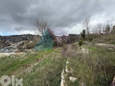 1615m2 Prime land mountain view 4sale in Bekaat achkout-بقعاتة عشقوت