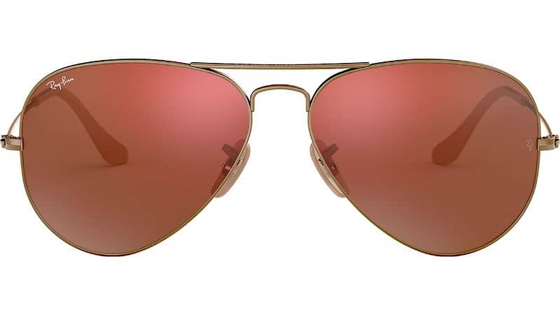 Ray-Ban Aviator Flash Lenses RB3025 167/2K Bronze Red 0