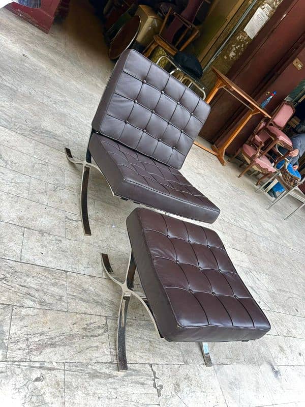 relax lounge chairs knoll barcelona leather original 0
