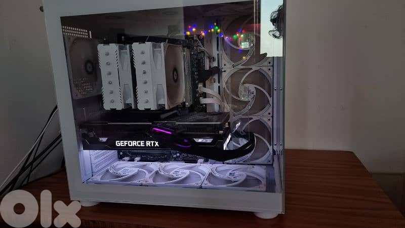 Computer with monitor, U. P. S and keyboard 2