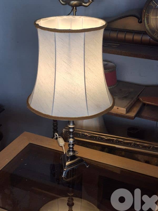 italian antique brass lamp 0