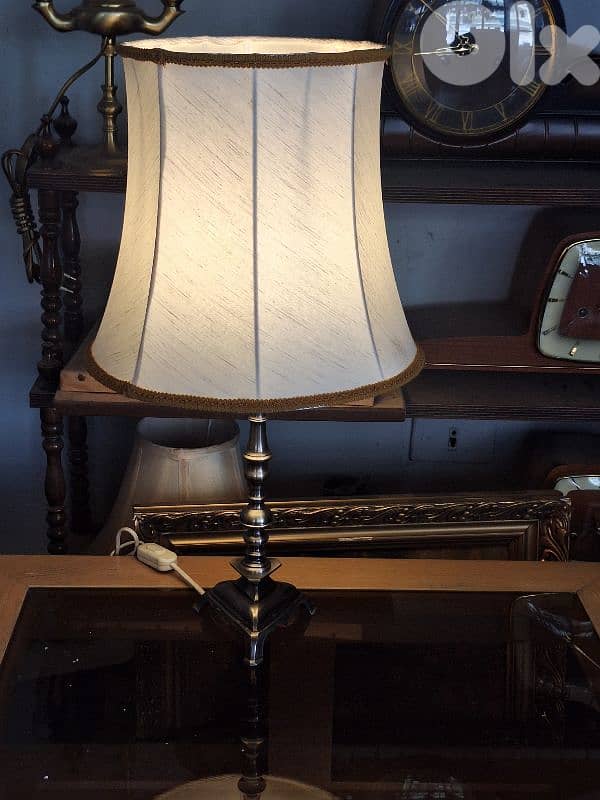 italian antique brass lamp 1