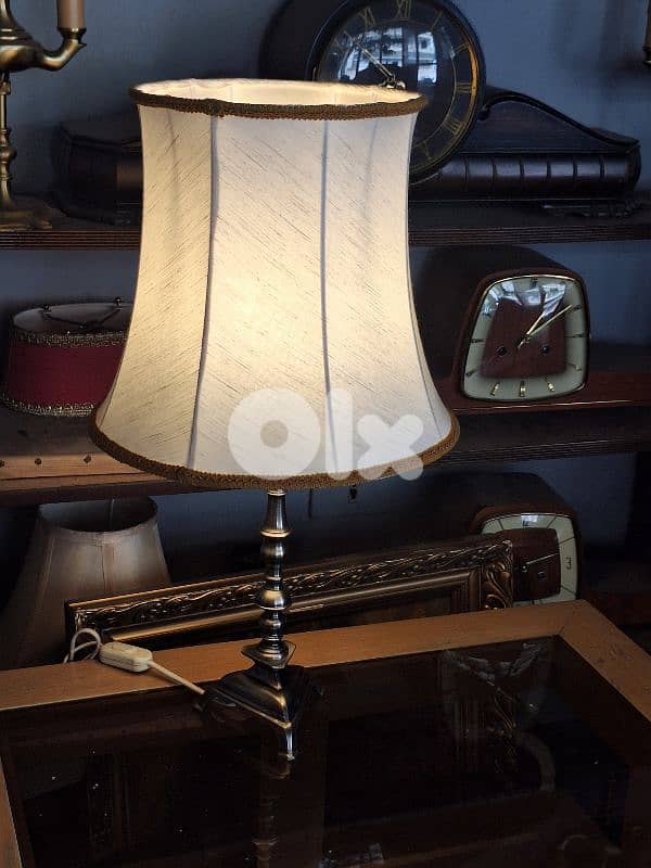 italian antique brass lamp 2