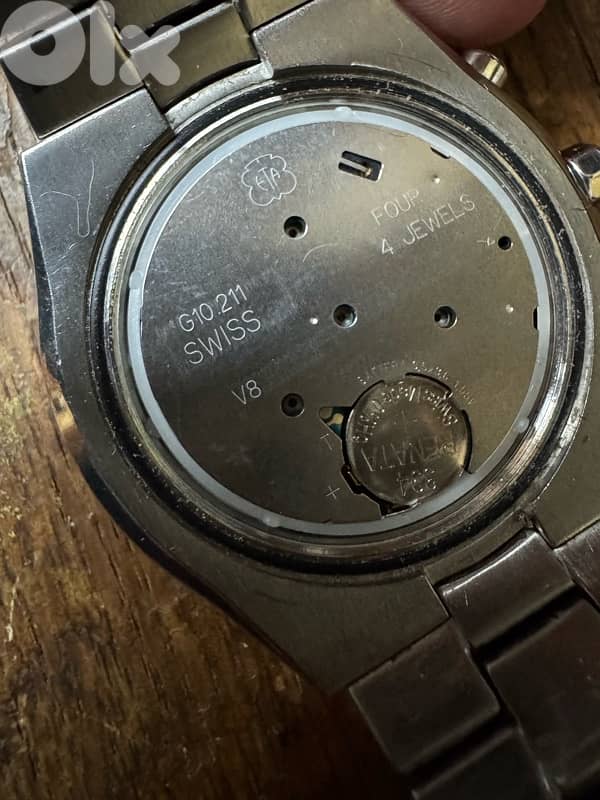 SWISS MILITARY BY CHRONO CHRONOGRAPH SWITZERLAND ORIGINAL 100 METER 44 1