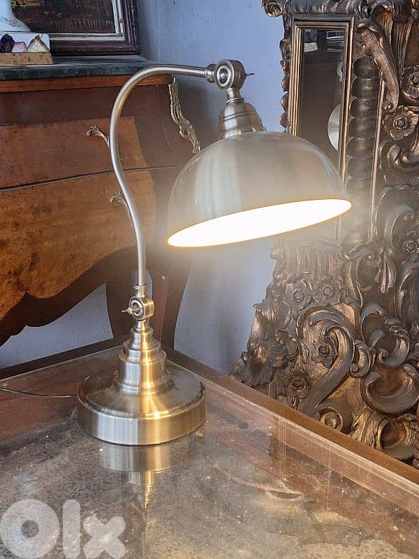 english brass flexible desk lamp 0