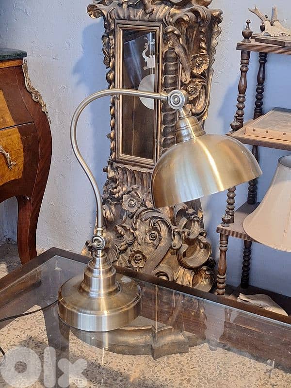 english brass flexible desk lamp 2