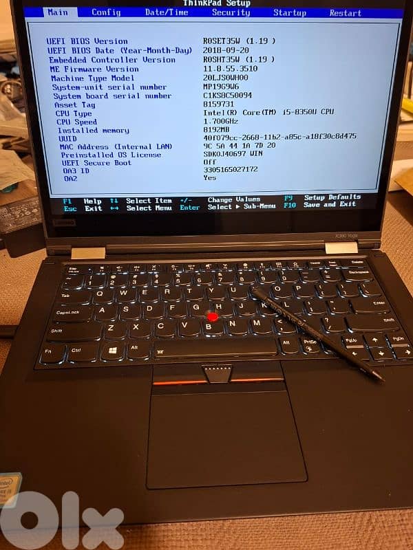 lenovo thinkpad x380 yoga touch rotational core i5 ram 8 nvme 256 gb 1