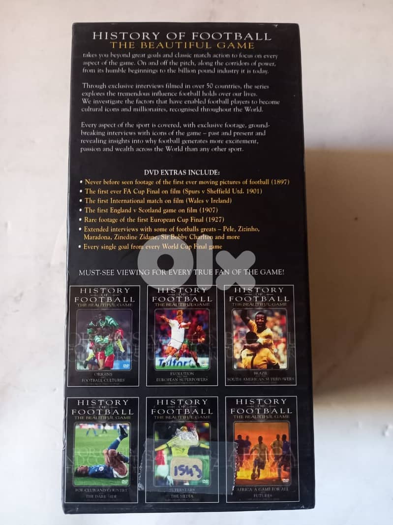 History of Football: The Beautiful Game (Boxset) (DVD, 2002) 1