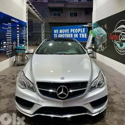 Mercedes-Benz E 250 coupe 2014 silver/red Mercedes-Benz E 250 coupe 2014 silver/red