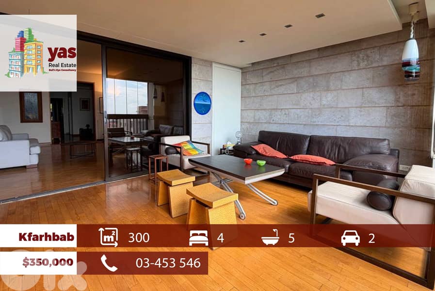 Kfarhbab 300m2 | Furnished | Panoramic Sea View | Calm Area | EH/IV 0