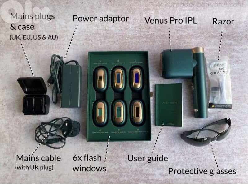 JOVS Laser Hair Removal, Venus Pro IPL with ice cooling tech 1
