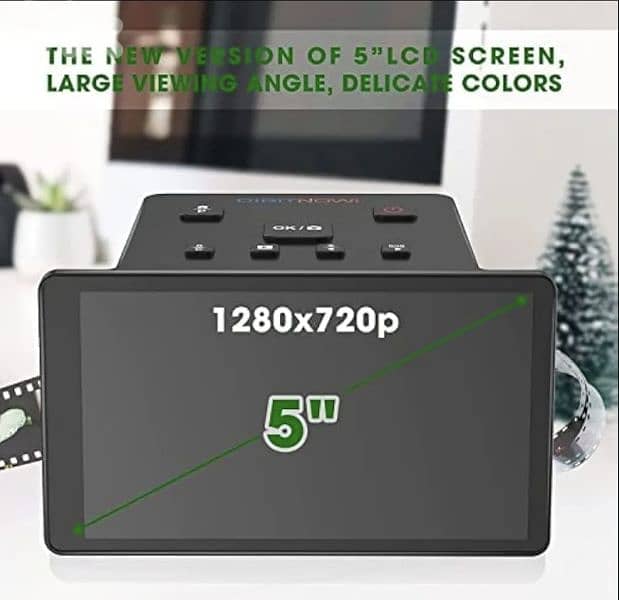 DIGITNOW Slide Scanner & Slide Viewer with a large 5” LCD 22MP 4