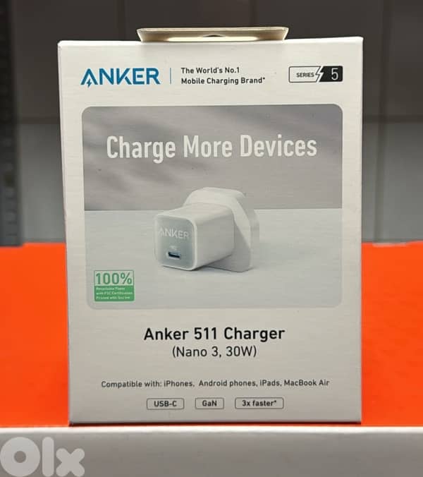 Anker 511 usb-c charger (Nano 3 , 30w) 0