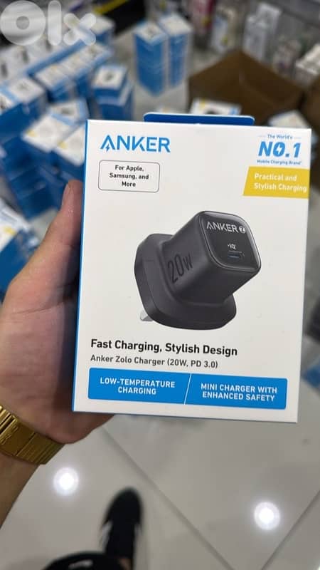 Anker zolo usb-c 20w 3pin black 0