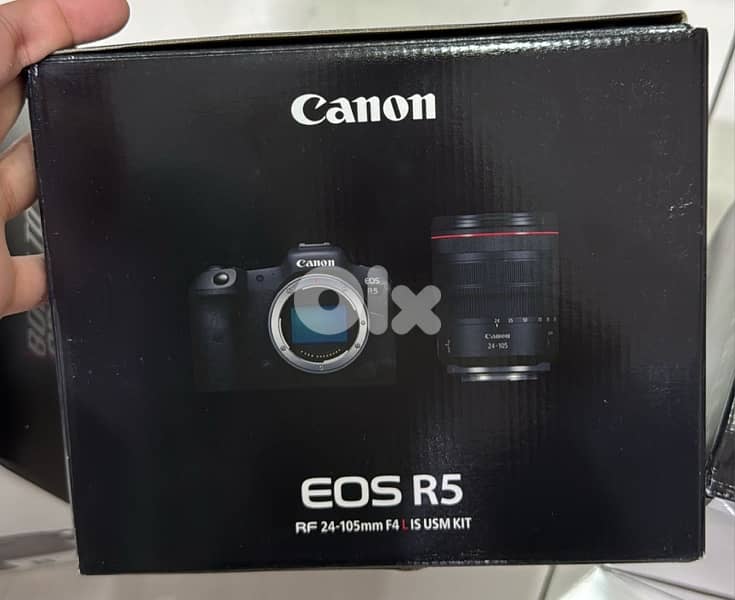 Canon Camera EOS R5 RF 24-105mm F4 L IS USM Kit 0
