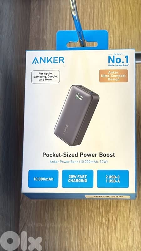 Anker powerbank 10k 22.5w pocket-sized power boost 0