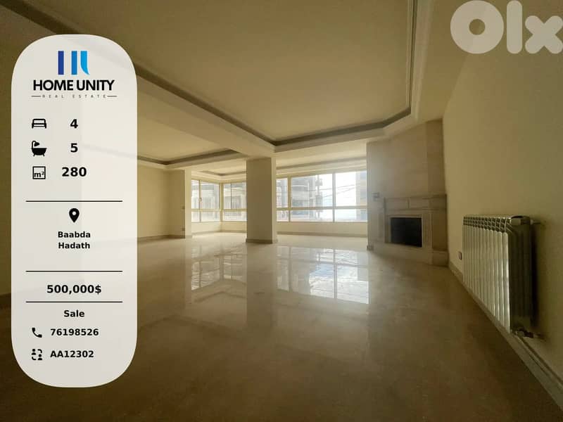 Apartment for Sale in Hadath, Baabda 0