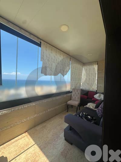 furnished, 3 balconies, sea view, parking, Bouar/بوار REF#CO134760