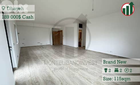 Brand New Apartment for Sale in Dbayeh!! Brand New Apartment for Sale in Dbayeh!!