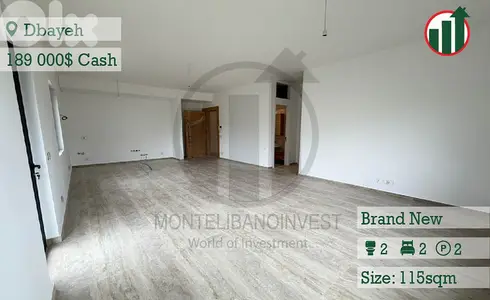 Brand New Apartment for Sale in Dbayeh!!