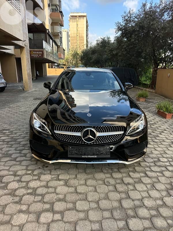 Mercedes C 300 coupe AMG-line 2018 black (clean carfax-66000 miles) 0