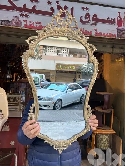 frensh mirroir bronze مراي برونز فرنسية ولا اروع ناعمة مميزة سعر لقطة