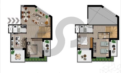 Duplex apartment for sale in Btouratij-koura/بتوراتيج REF#MT134790