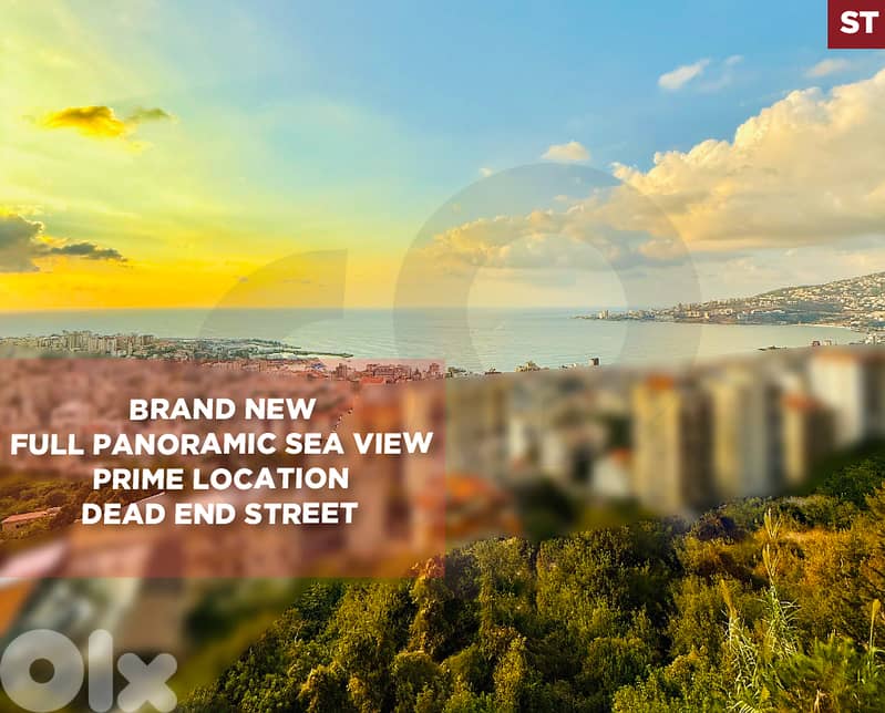 Sea view, 2 parking, storage, balconies, Ghadir/غدير REF#ST134797 0