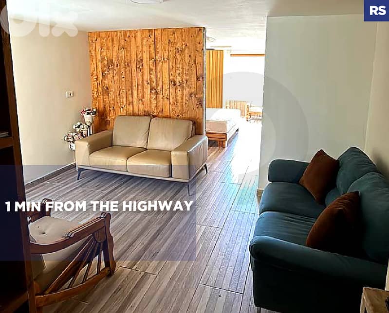 Studio, Fully equipped, prime area, Zouk Mikael/زوق مكايل REF#RS134828 0