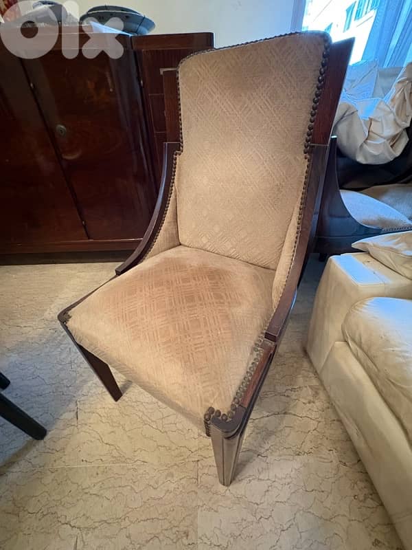Suite de 12 chaises de salle à manger Art-Déco 0