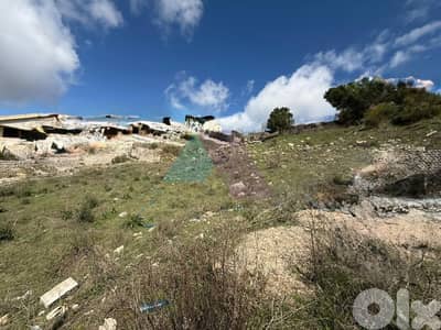 1220m2 land+mountain view 4sale in Faytroun - أرض للبيع في فيترون