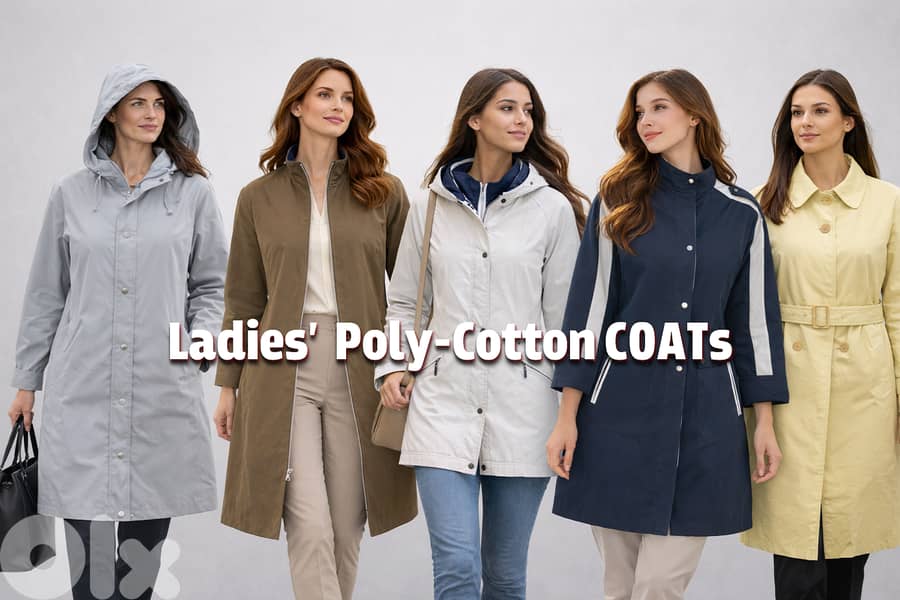 Female Poly-Cotton COAT from the finest European Brands 0