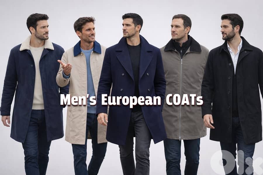 Male COATs from the Finest European Brands 0