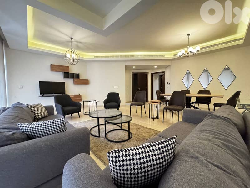 FURNISHED APT IN AIN EL MRAISSEH PRIME | 210SQ | 3 BEDS | JNRKK-485 0