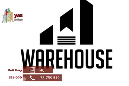 Beit Mery 140m2 | Warehouse | Prime Location | Catch | TCH Beit Mery 140m2 | Warehouse | Prime Location | Catch | TCH