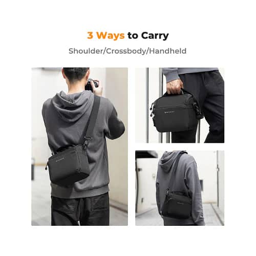 K&F Concept Camera Sling Bag (Black, 5L) KF13.179 4