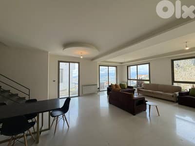 Duplex for Rent – Top Floor | Sea + Mountain Views شقة دوبلكس للإيجار