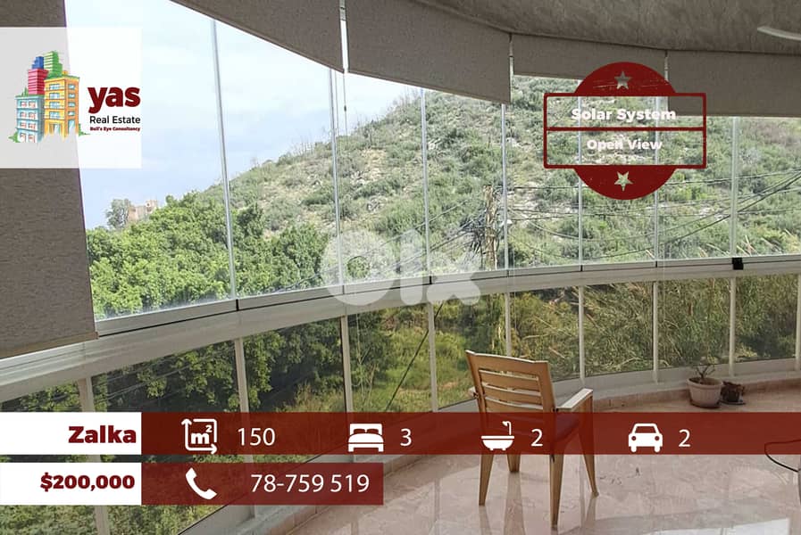 Zalka 150m2 | Solar System | Open View | Well Maintained | OH 0