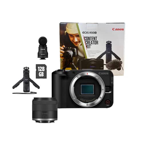 Canon EOS R50 V Mirrorless Camera Content Creator Kit 0