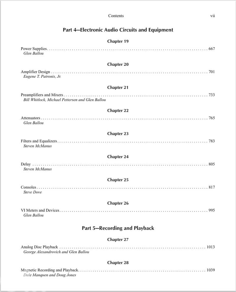 Handbook for Sound Engineers 4th Edition by Glen Ballou (eBook) 5