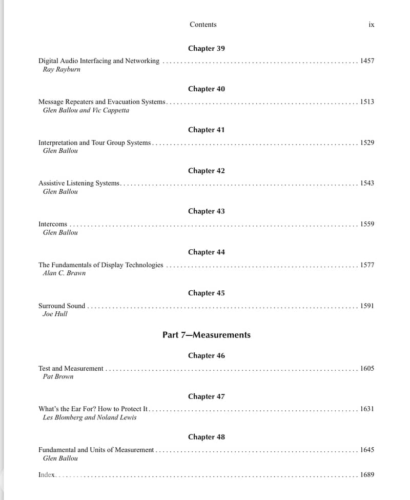 Handbook for Sound Engineers 4th Edition by Glen Ballou (eBook) 7