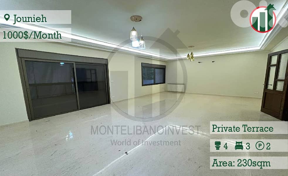 Apartment for Rent in Jounieh!! 0