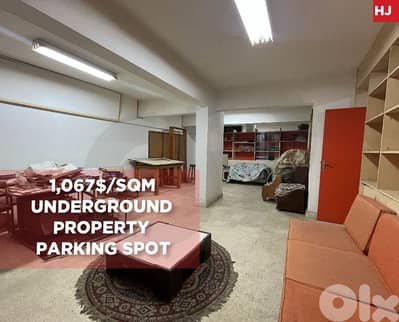 UNDERGROUND PROPERTY/Achrafieh/الأشرفيه/Parking space/ REF#HJ134551 ! UNDERGROUND PROPERTY/Achrafieh/الأشرفيه/Parking space/ REF#HJ134551 !
