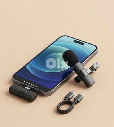 Wireless Lavalier Microphone for Vlogs & Interviews