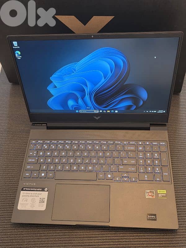 HP VICTUS RYZEN 7 7445HS WITH RTX 4050 & 1 TERRA NVME OPEN BOX 0