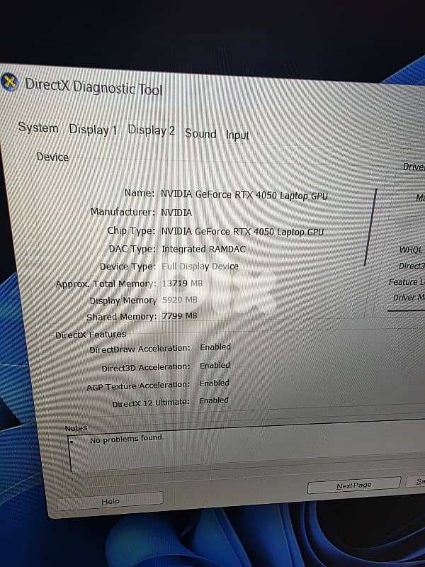 HP VICTUS RYZEN 7 7445HS WITH RTX 4050 & 1 TERRA NVME OPEN BOX 9