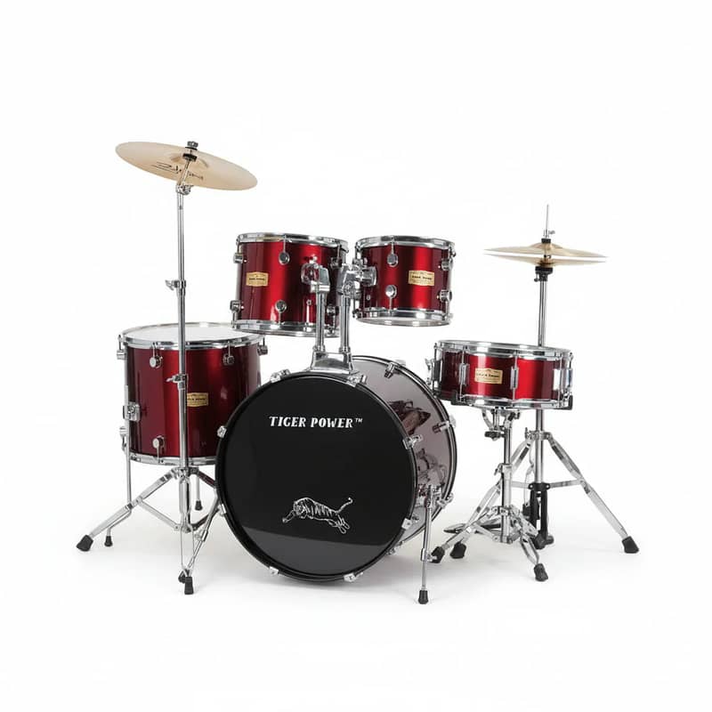 Tiger Drums Set 5PCS (Drum Bench Included) 0