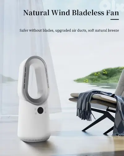 SWITCH ON bladless Desk Fan, 10 speeds, premium edition.