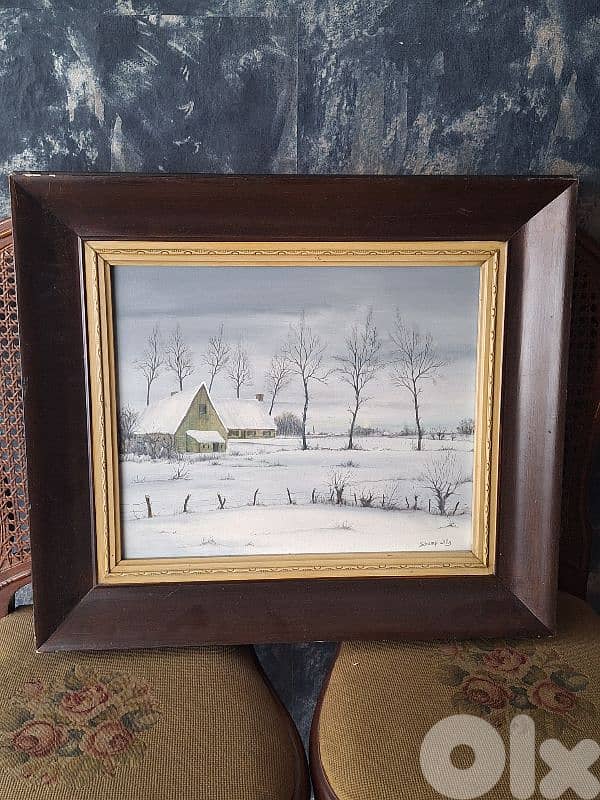 antique european oilpainting 0