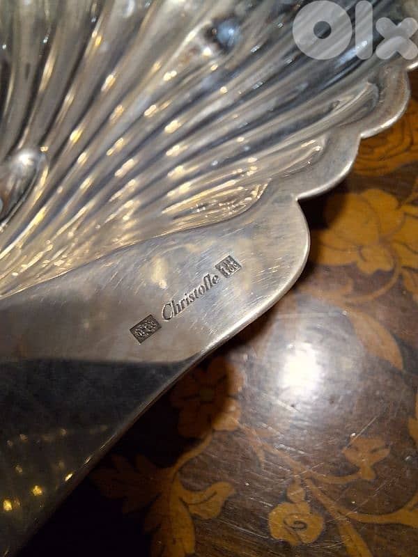 christofle france shell shaped plate 2